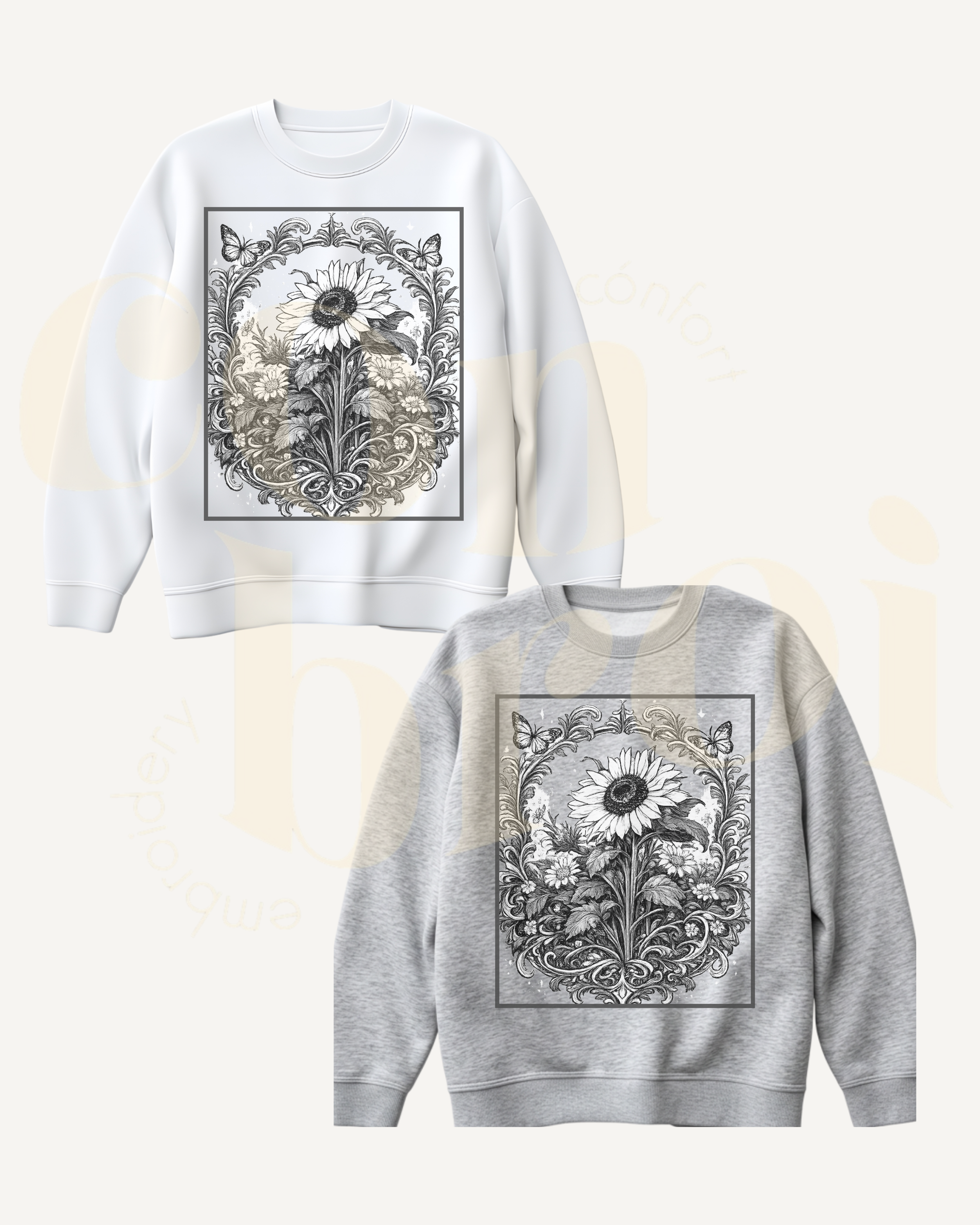 Sudadera Flor