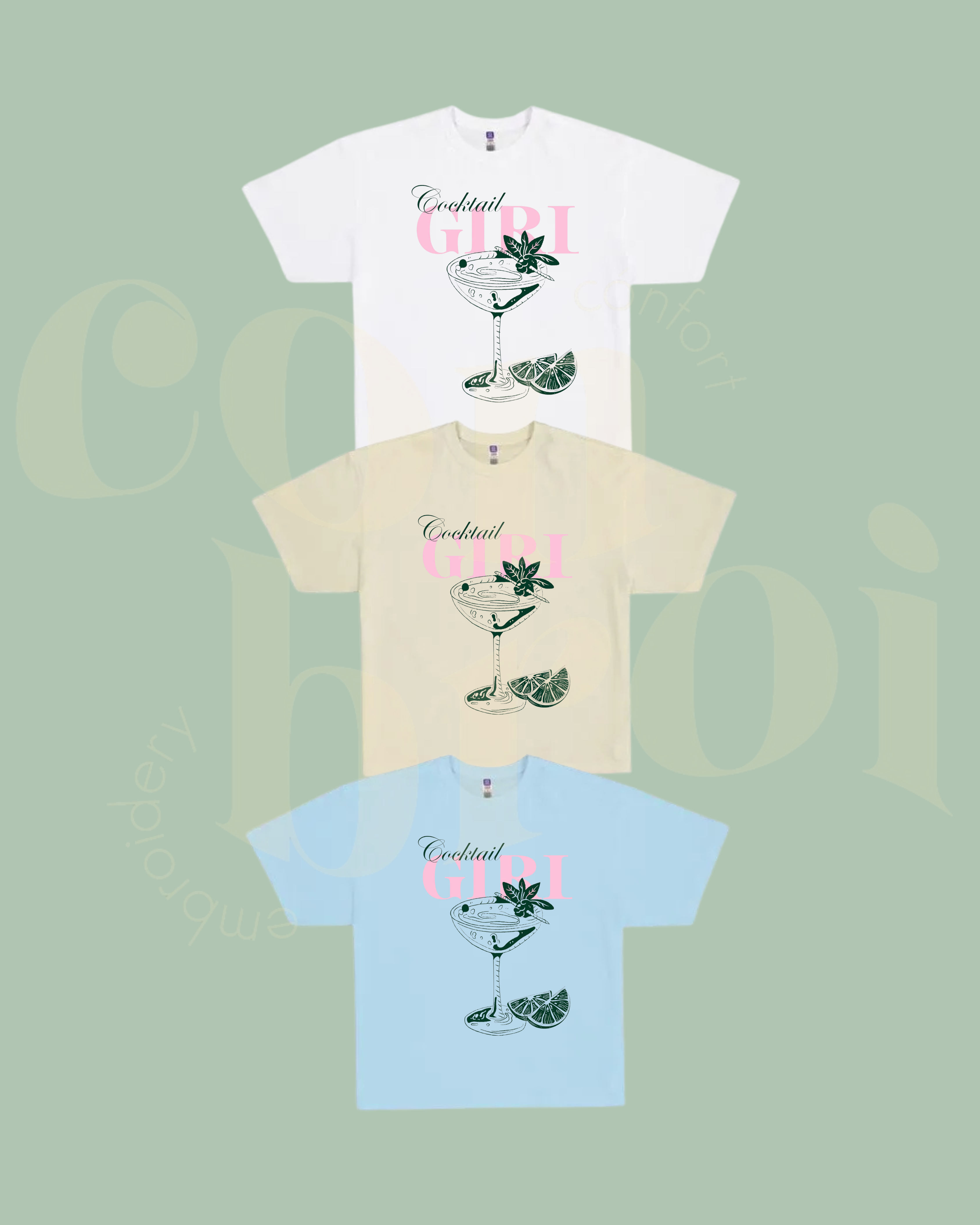Playera Oversize Cocktail
