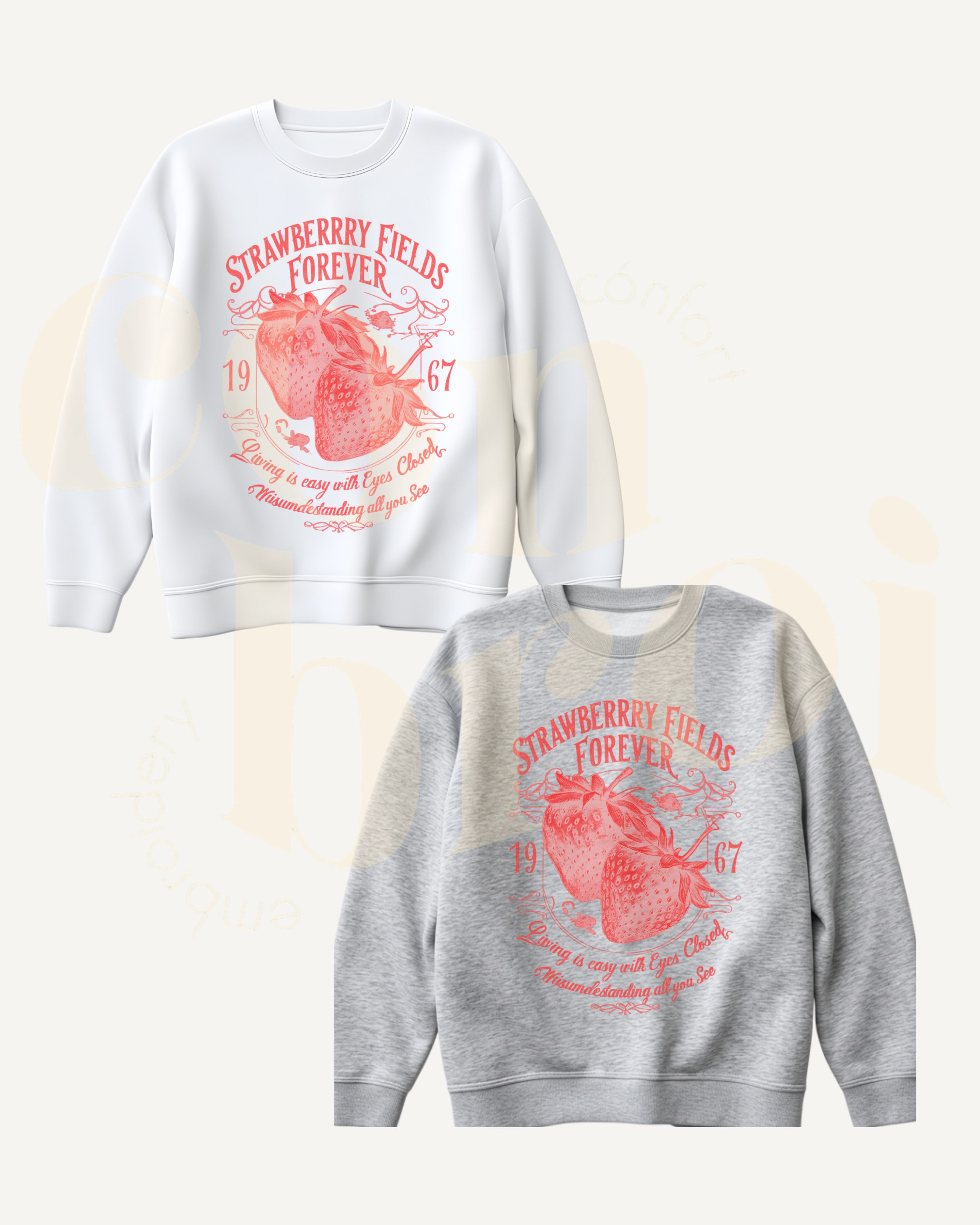Sudadera Fresas