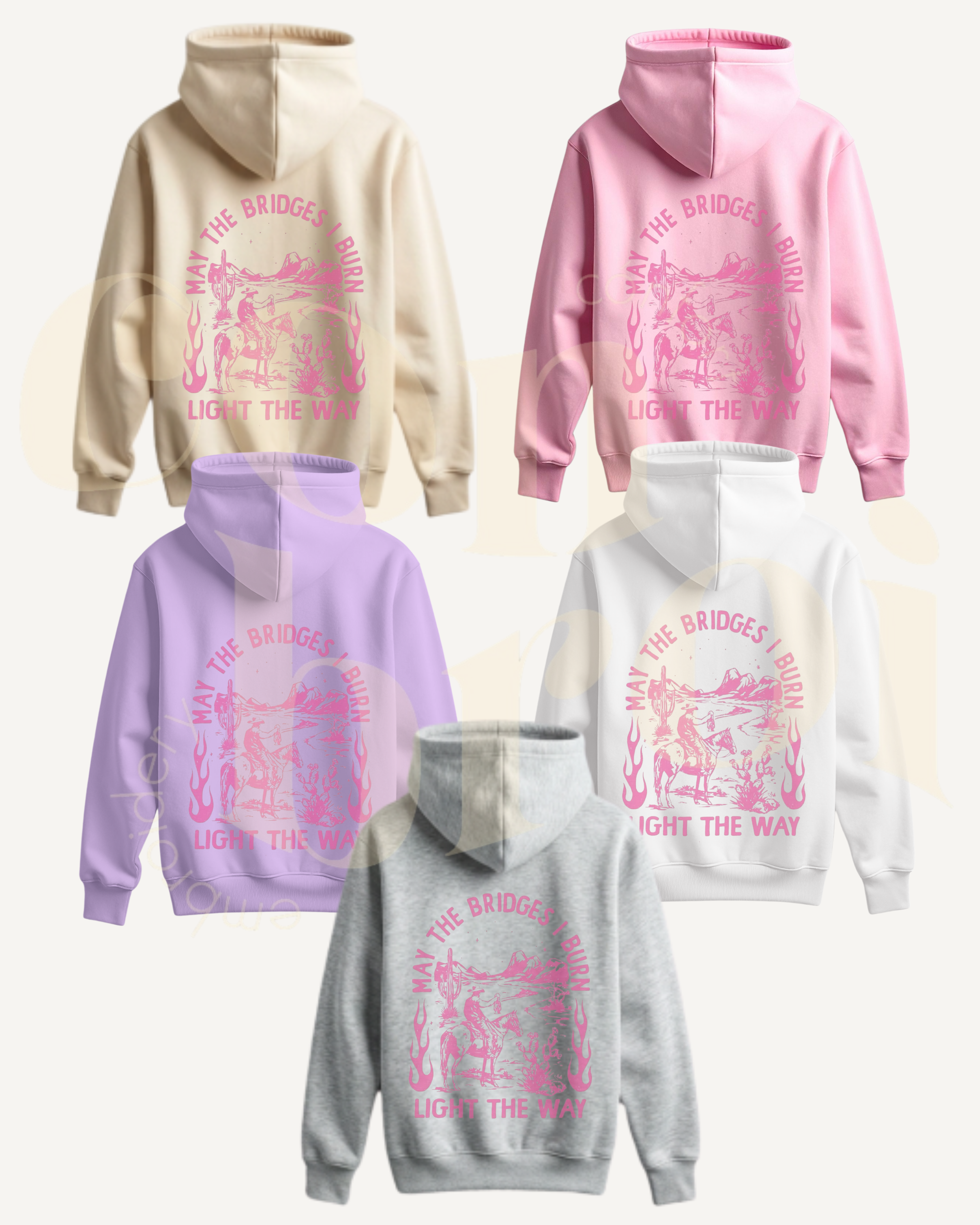 Sudadera con capucha Rodeo Rosa