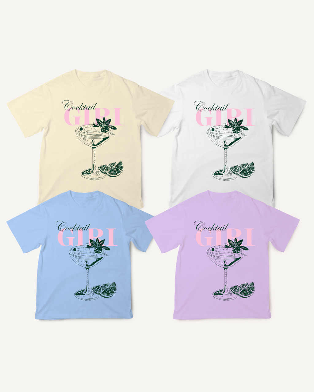 Playera Coctail Girl