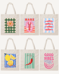 6 pzas de Tote Bag sublimada